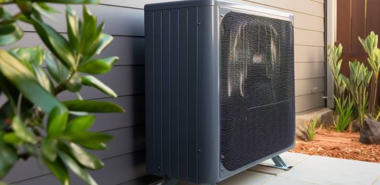 What does a heat pump look like