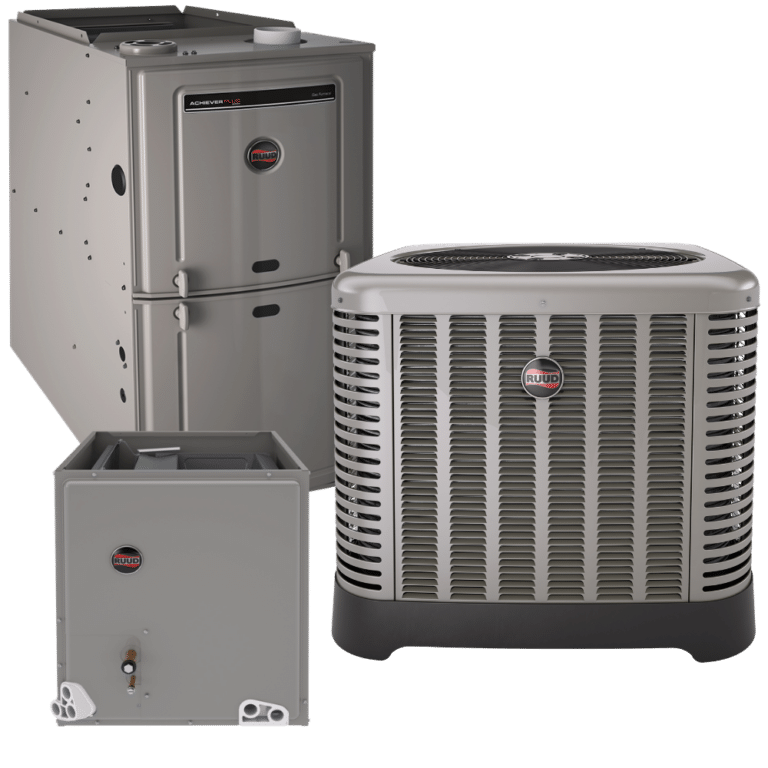 RUUD 3 Ton 14 Seer A/C & 60K 95% AFUE Gas Furnace System - My HVAC Price